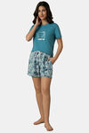 Amante Viscose Shorts - Cameo Leaf Print — thumbnail 5